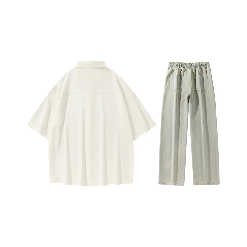 A.X.S.K Shirt Matching Set Unisex-19