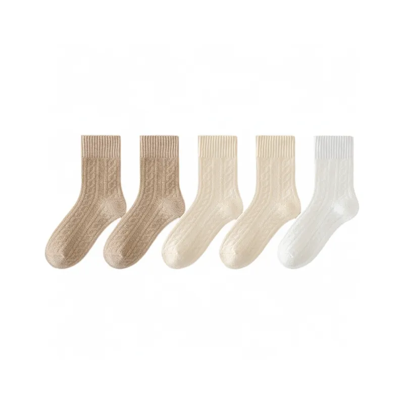 H YXIANG Mid Calf Socks Women's Combo Set-22
