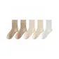 2 Khaki, 2 Beige, White