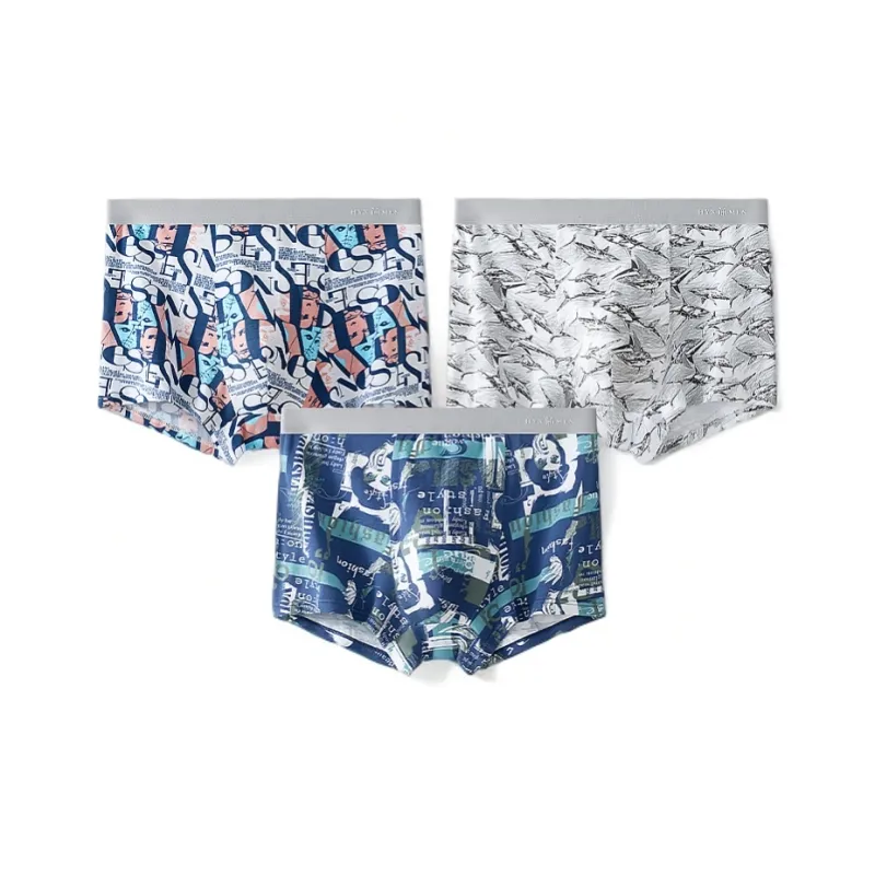 H YXIANG Underpants Men's 3 Pack-2