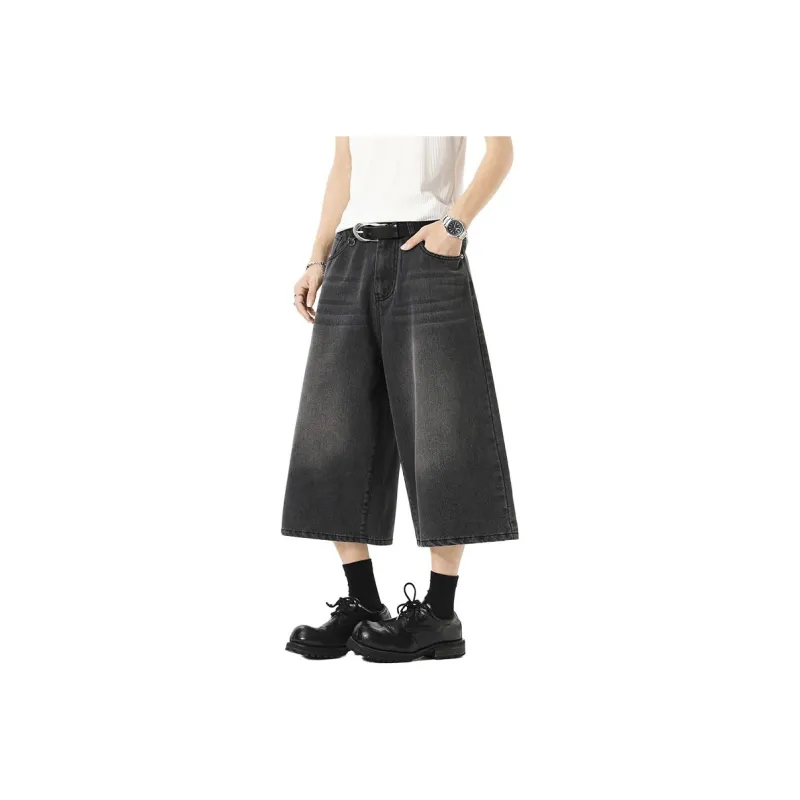 Warrior Cloud Sail Series Denim Shorts Unisex-9