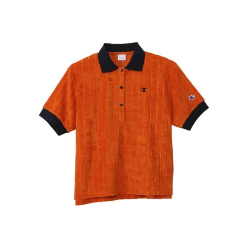 Champion SS24 Polo Shirt Women's Dark Orange