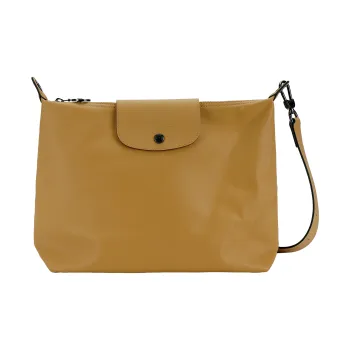 LONGCHAMP Cow Leather Handbag Women's Honey