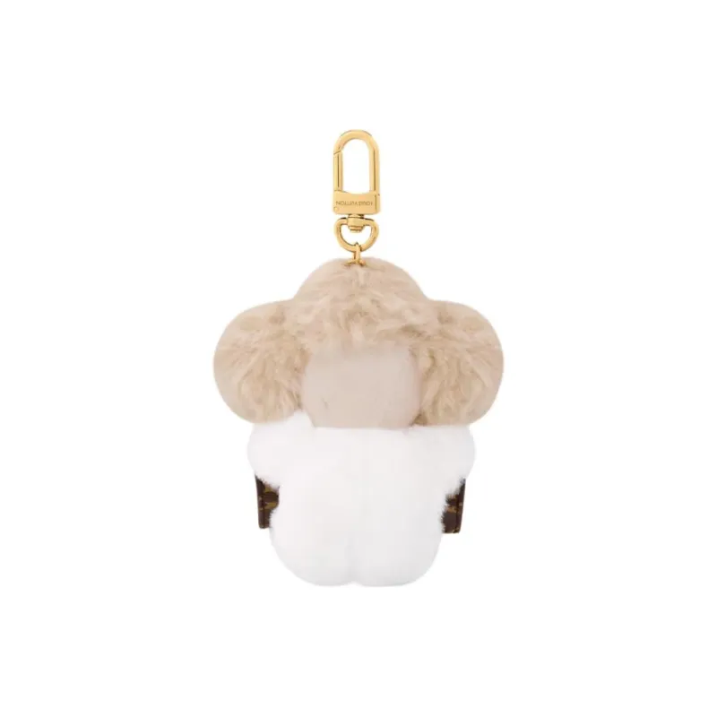 LOUIS VUITTON Vivienne Cow Leather With Polyester Bag Accessory Women's Beige & White-1