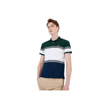 Hush Puppies Polo Shirt Men's 074 Dark Green 1