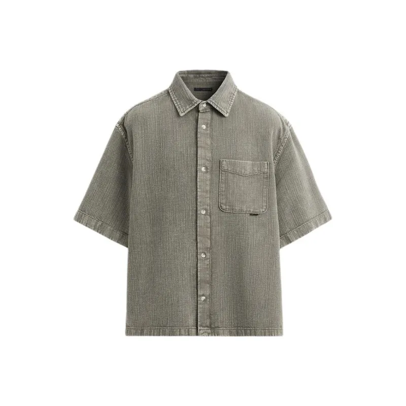 ZARA Shirt Men's Brown/Dark Taupe-0