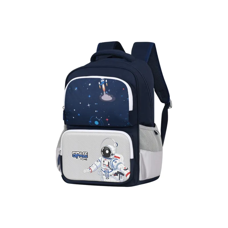 YOME Polyester Student Bag Unisex Multicolor-3