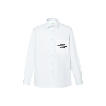 Burberry Shirts Men Sky Blue