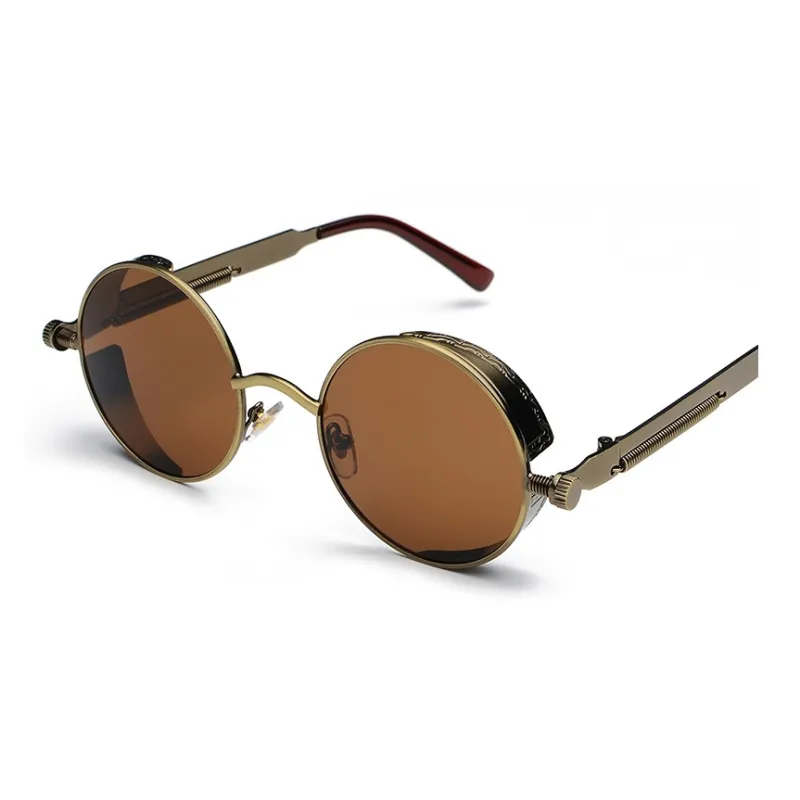 SOMAN Metal Round Sunglasses Unisex-12