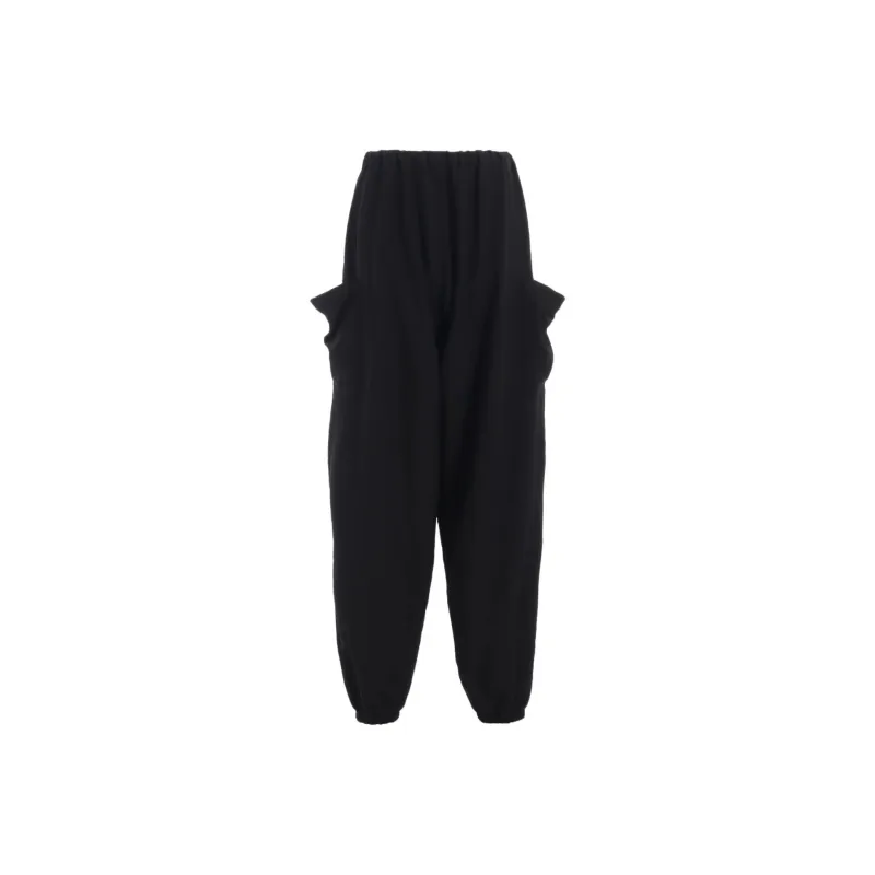 Yohji Yamamoto Relaxed Fit Pants 'Black'-1