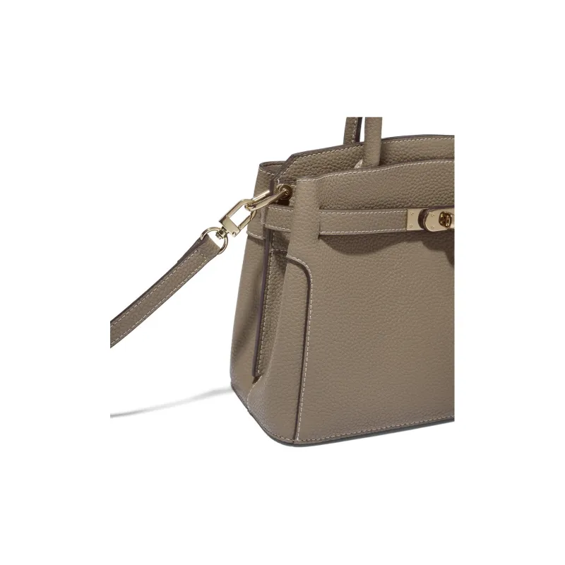 BELLE Cow Leather Handbag Medium Size Women's-3