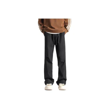 SIL VITIN Casual Pants Unisex Black