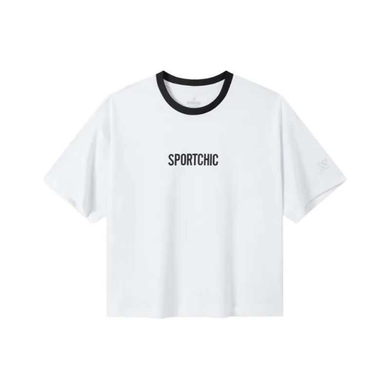 XTEP T Shirt Women's Pearl White-0