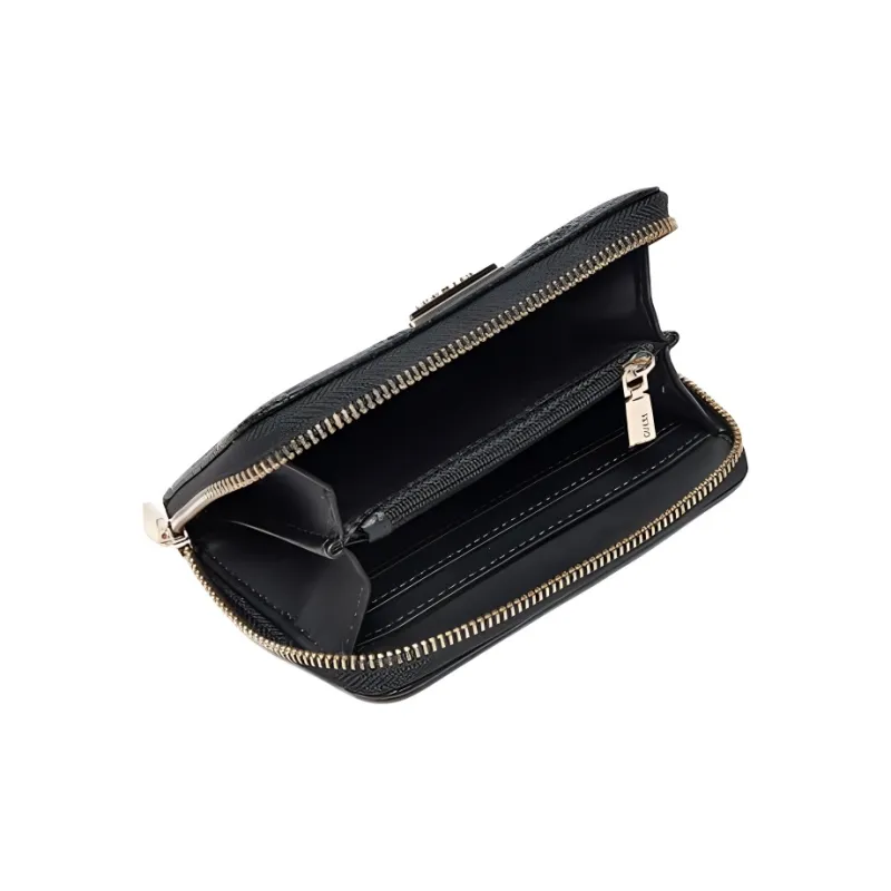 GUESS Artificial Leather Wallet Medium Size Women's Black-5