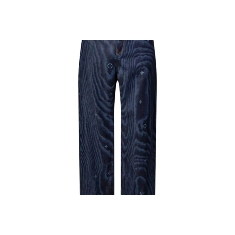 LOUIS VUITTON Cuffed Denim Skate Pants-1