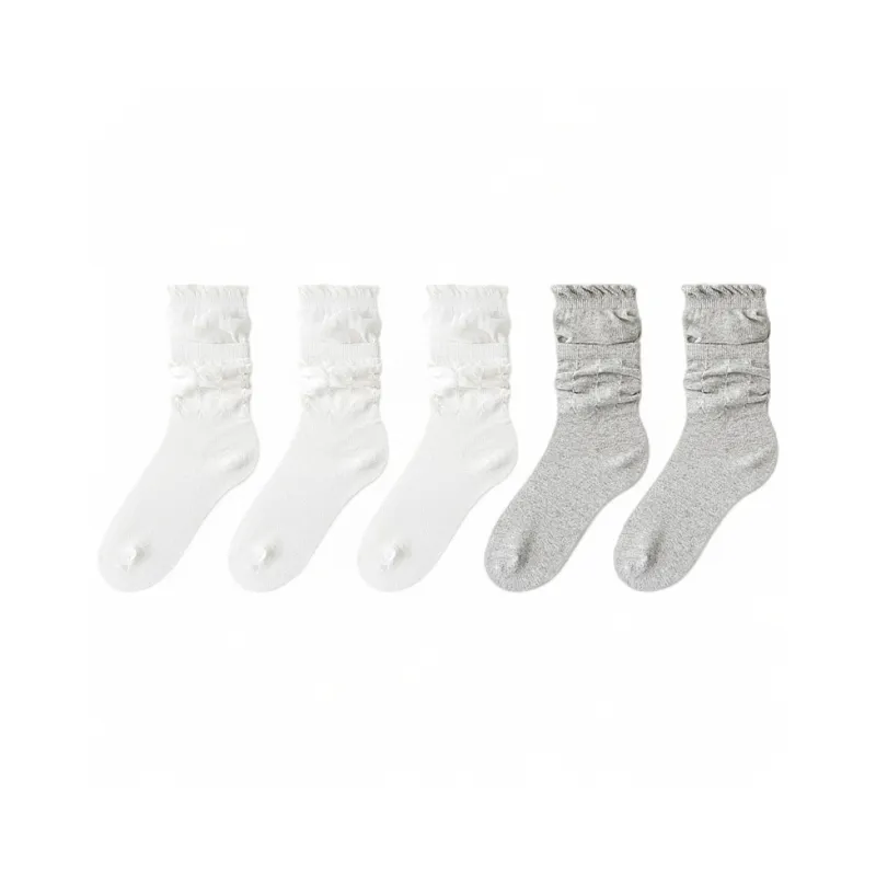 H YXIANG Mid Calf Socks Women's Combo Set-34