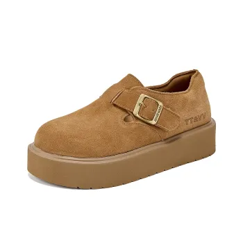 La Chapelle Casual Single Shoes Women's Camel