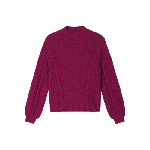 YINER GoodLand Knitwear Women's Pink Purple