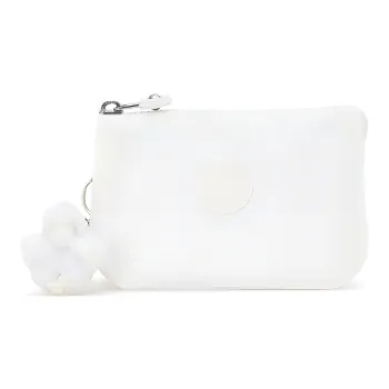 Kipling Recycled Polyamide Wallet Small Size Women's Snowflake White