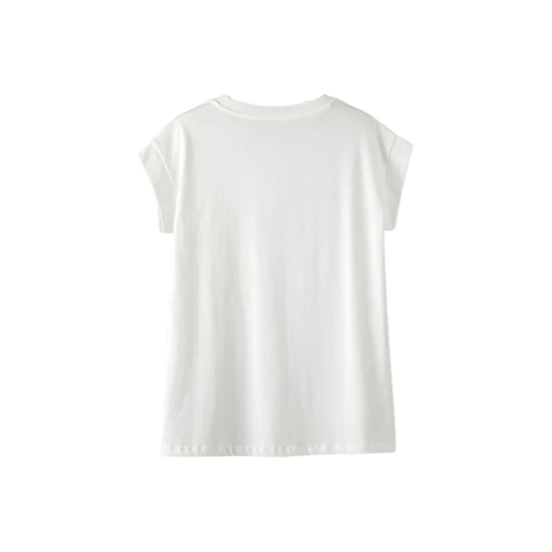 Late White T Shirt Women's Dark Gray-5