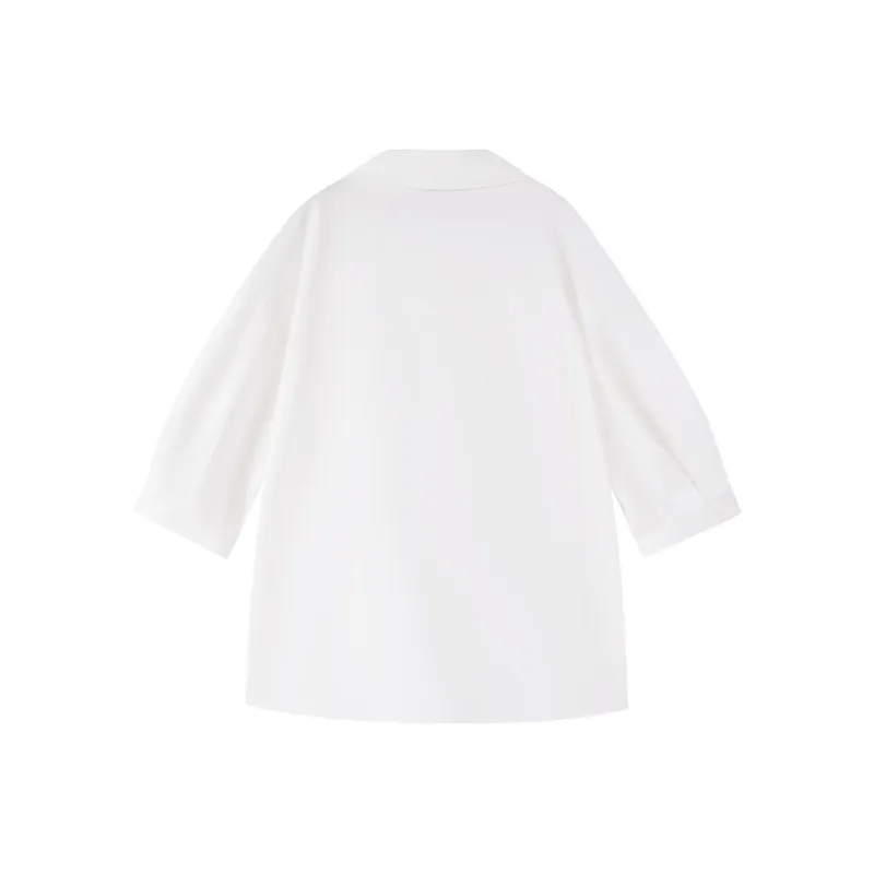 XIANGYING Shirts Women's White-1