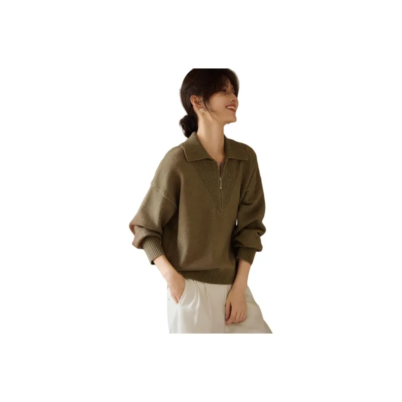 XWI Knitwear Women's Moss Green-0