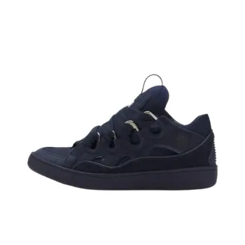 Lanvin Curb Low Top Skateboard Shoes Unisex Dark Blue