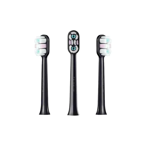 Zhibai Toothbrush Heads Copper Free Tufting Technology, 3D Ripple Pattern Arrangement, Food Grade Contact Material.