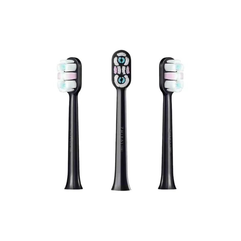 Zhibai Toothbrush Heads Copper Free Tufting Technology, 3D Ripple Pattern Arrangement, Food Grade Contact Material.-0