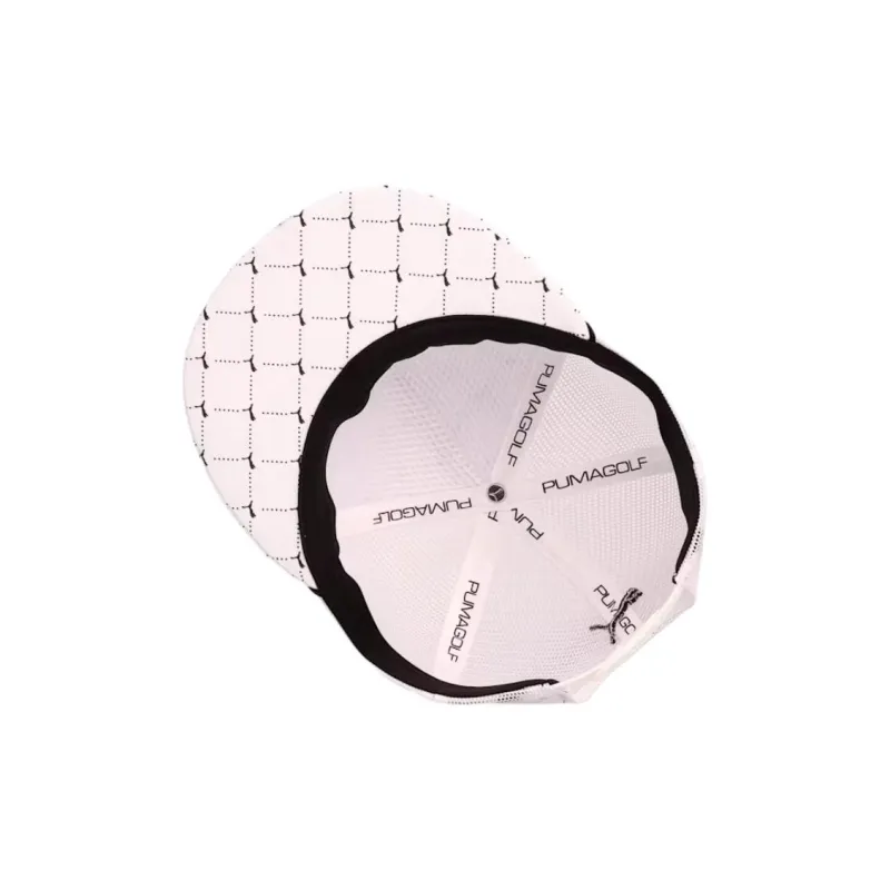 PUMA Polyester Baseball Caps Men's White-1