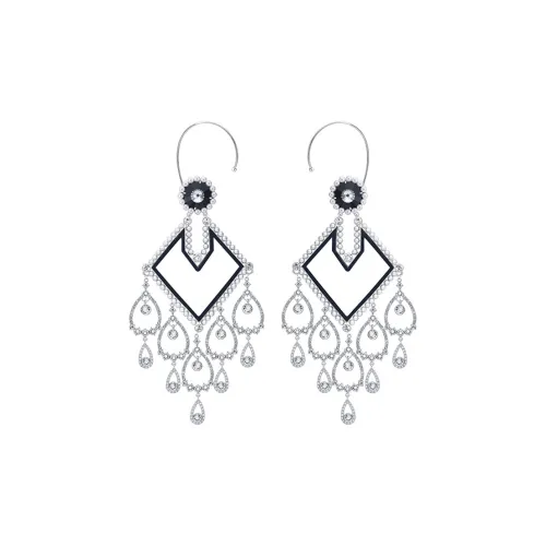 MIDNIGHT OPERA HOUSE Resin Earrings Women's Silver