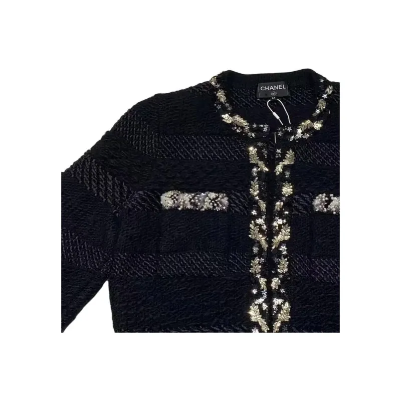 CHANEL 20A Knitwear Women's Black-2
