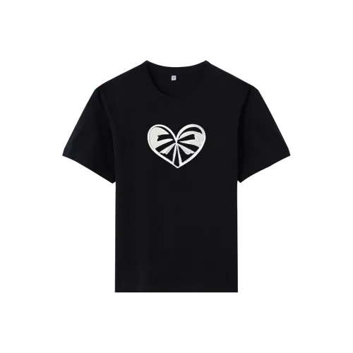 TEME Set in Sleeve T Shirt Women's Black