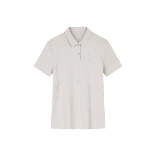 Anta Outdoor Collection Polo Shirt Women's Bright Jade Gray