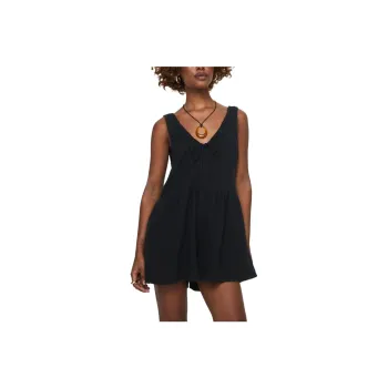 PRINCESS POLLY MACKELLAR ROMPER Bodysuits Women's Black