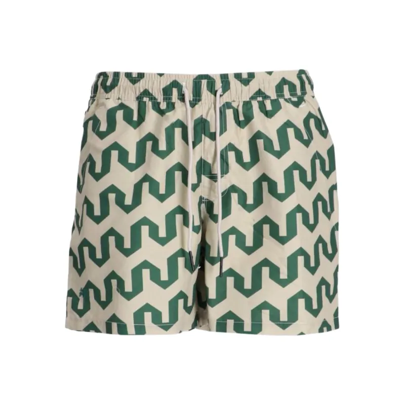 OAS Atlas Geometric print Swim Shorts-0