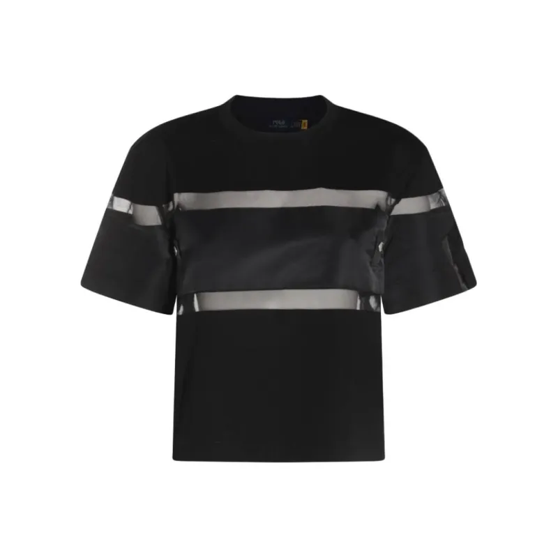 Sacai Sheer Panel Crewneck T Shirt-0