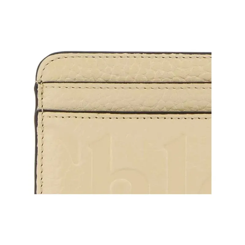 Chloe Leather Card Holder Women's Cream-3
