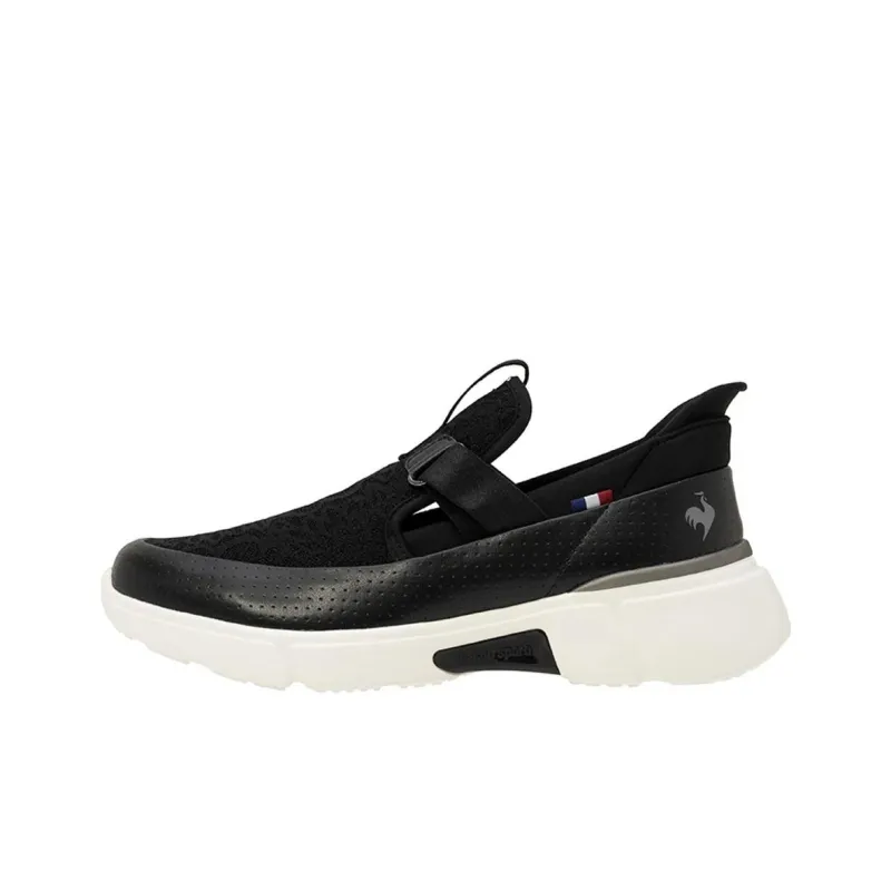 Le Coq Sportif Height Increasing Breathable Low Top Casual Shoes Women's Black-0