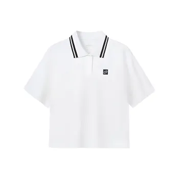 XTEP Vitality Series Polo Shirt Women's Pearl White