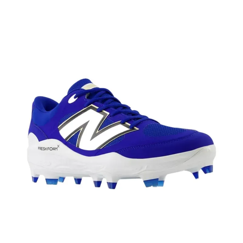 New Balance Fresh Foam 3000v7 Soccer Shoes Unisex Blue White-3