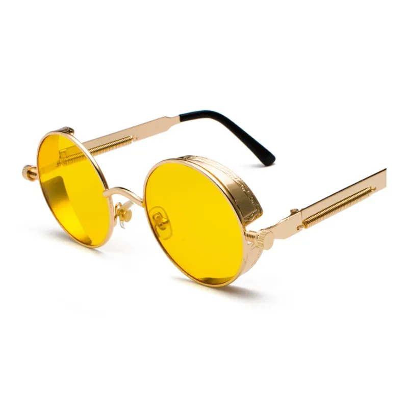 SOMAN Metal Round Sunglasses Unisex-21