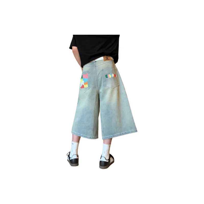 COMOWA Denim Shorts Unisex-2