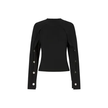 JZ. ANNAKRO Knitwear Women's Plain Black