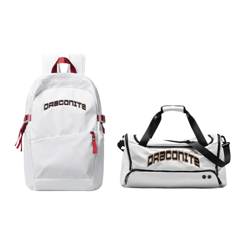 DRACONITE Polyester Student Backpack Regular Unisex White-71