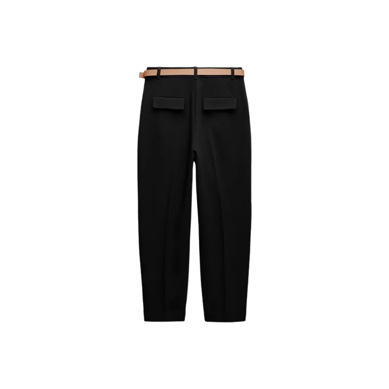 ZARA Casual Pants Women's Black-1
