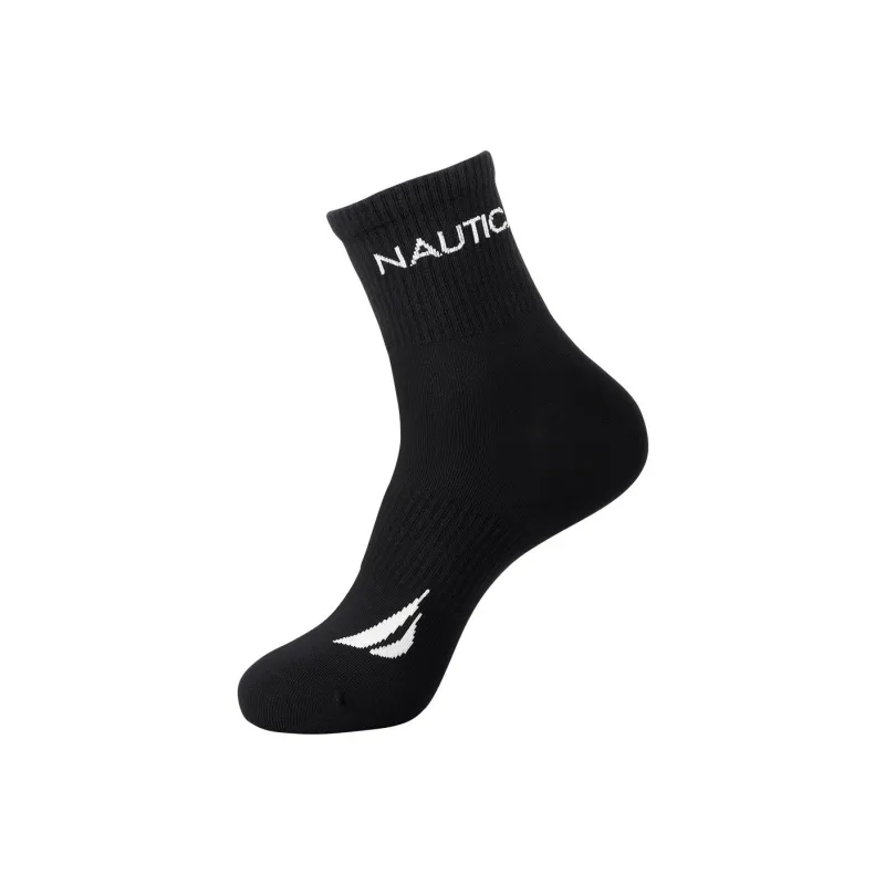 NAUTICA UNDERWEAR Mid Calf Socks Men's 5 Pack-4