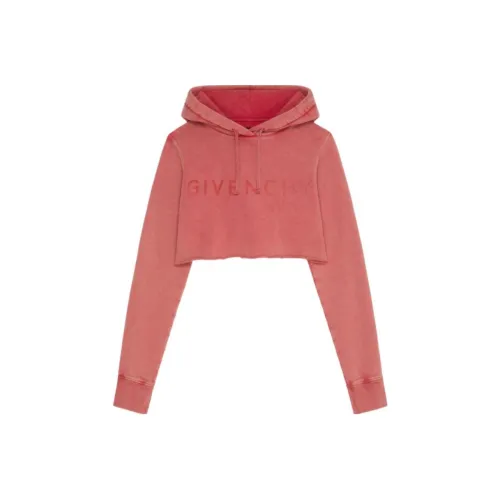 Givenchy Cropped Hoodie 'Medium Red'