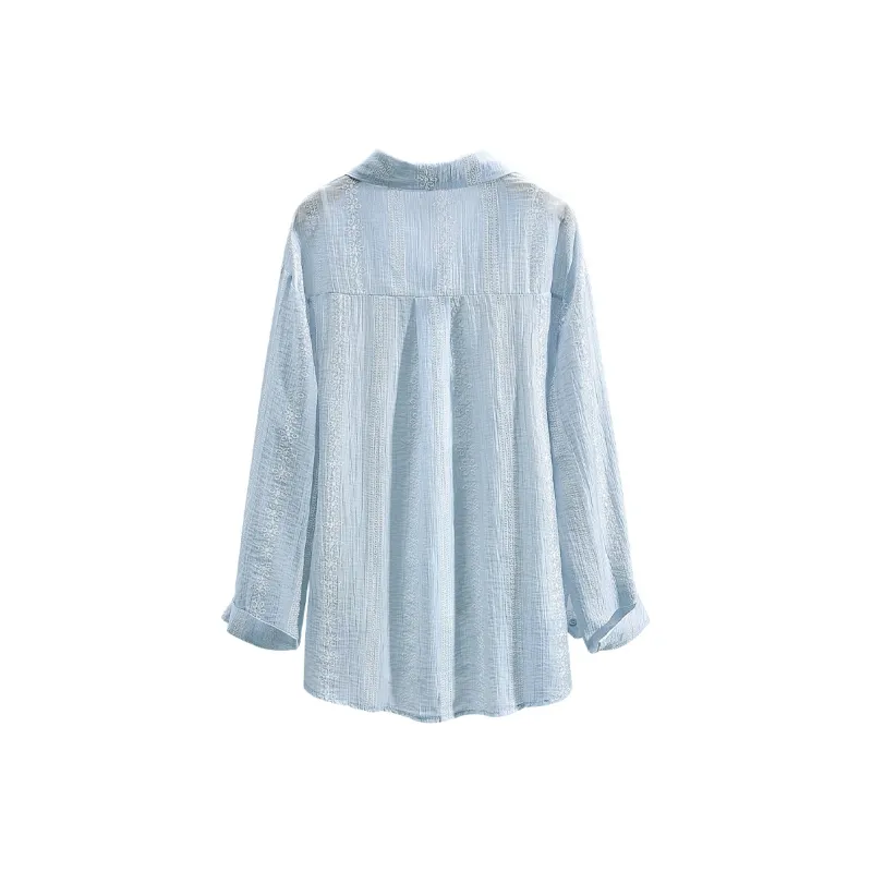 TOUCH Shirts Women's Blue-1