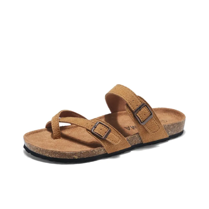 Hong Kong Meng Slip Resistant Abrasion Resistant Quiet Flip Flops Men's-12